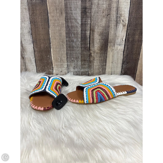 Sandals Flats By Marc Fisher In Multi-colored, Size: 9