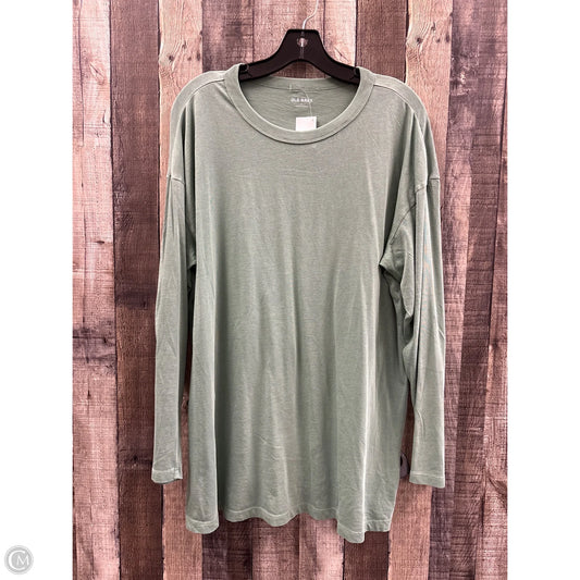 Top Long Sleeve By Old Navy In Green, Size: L