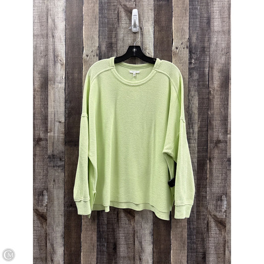 Top Long Sleeve By Maurices In Green, Size: Xl