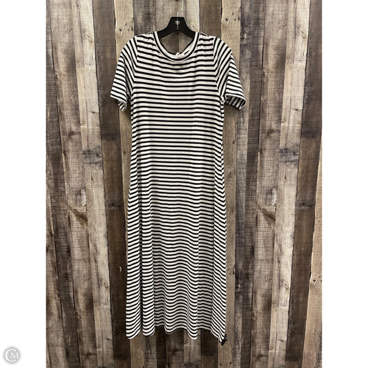 Dress Casual Maxi By Loft In Striped Pattern, Size: M