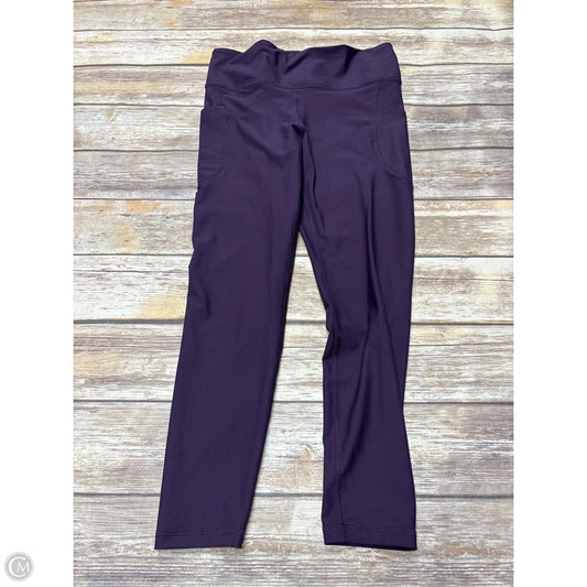Athletic Leggings By Old Navy In Purple, Size: L