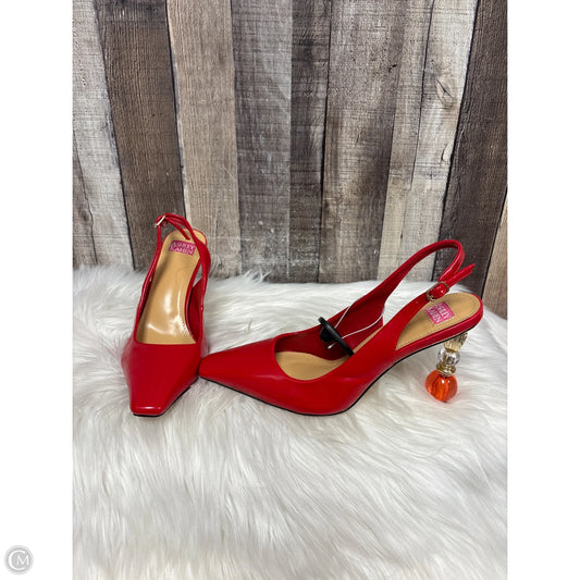 Shoes Heels Stiletto By Cme In Red, Size: 9