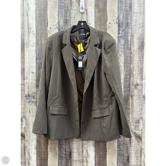 Blazer By Fashion Nova In Brown, Size: 1x