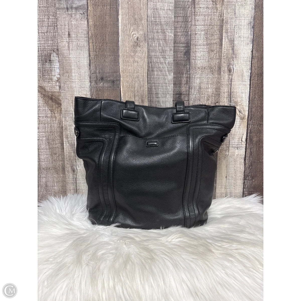 Handbag Leather By Hammitt, Size: Large