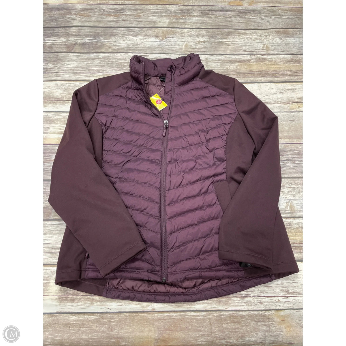 Athletic Jacket By 32 Degrees In Maroon, Size: Xl