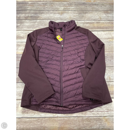 Athletic Jacket By 32 Degrees In Maroon, Size: Xl