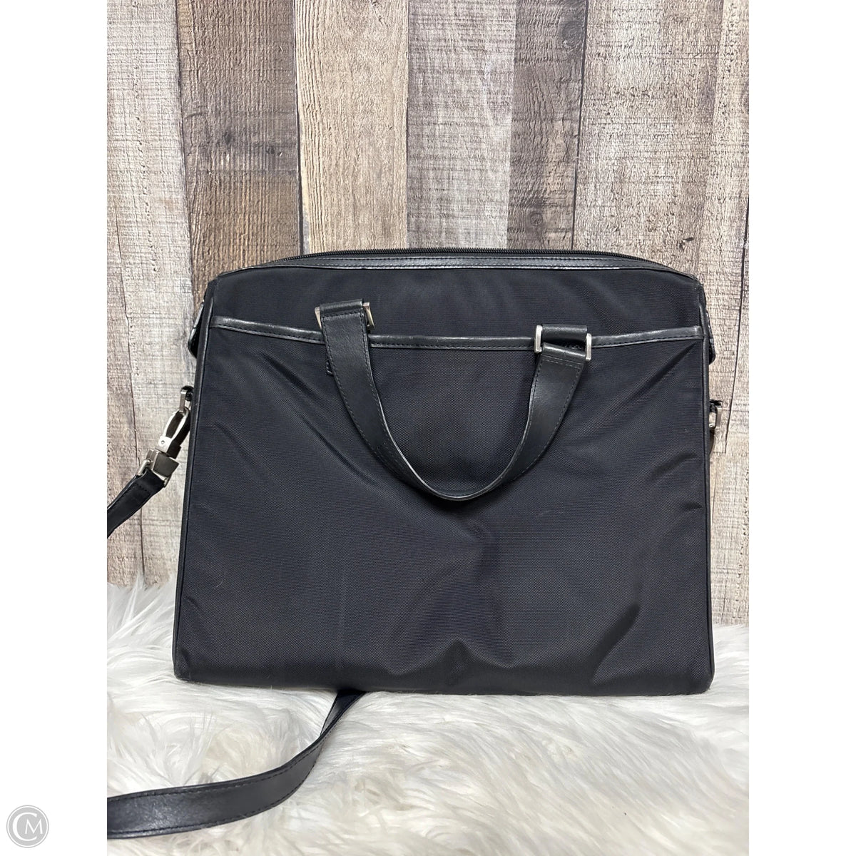 Laptop Bag Designer By Tumi, Size: Medium