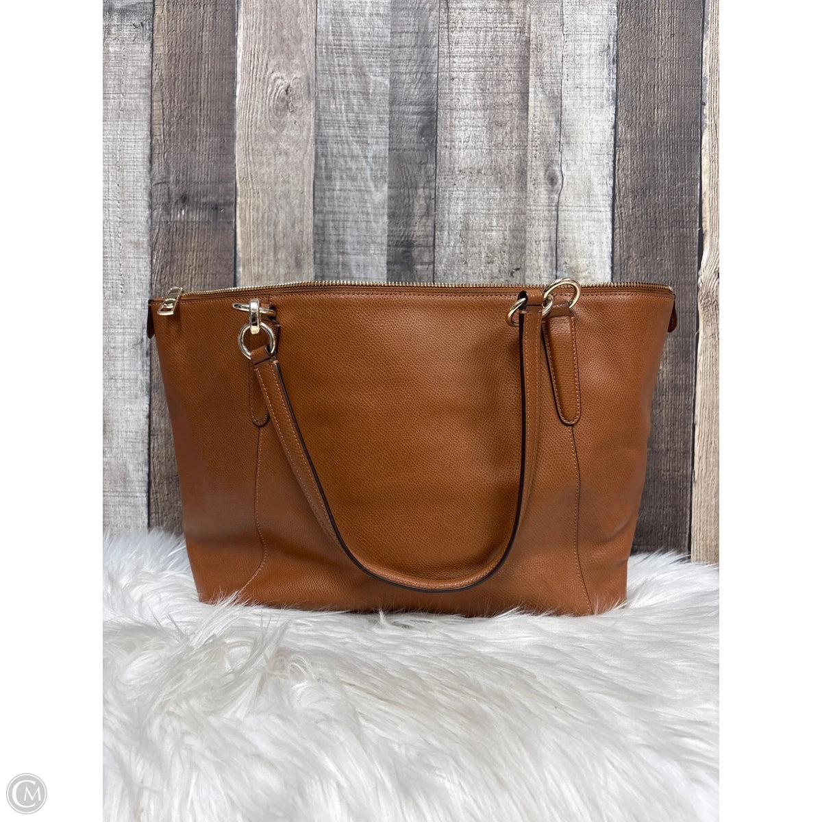 Handbag Designer By Coach, Size: Large
