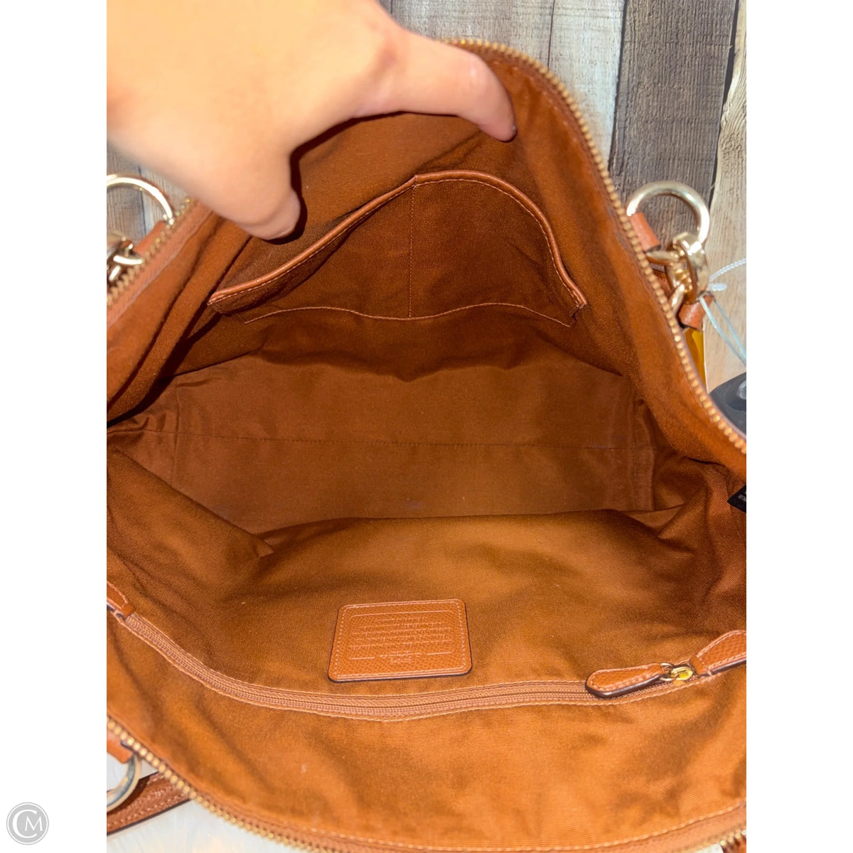 Handbag Designer By Coach, Size: Large