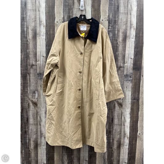 Coat Trench Coat By Old Navy In Tan, Size: 2x