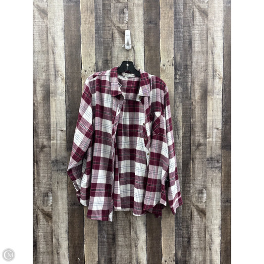 Top Long Sleeve By Maurices In Multi-colored, Size: 2x