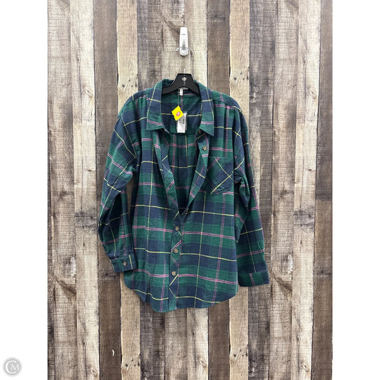 Top Long Sleeve By Maurices In Green, Size: Xxl