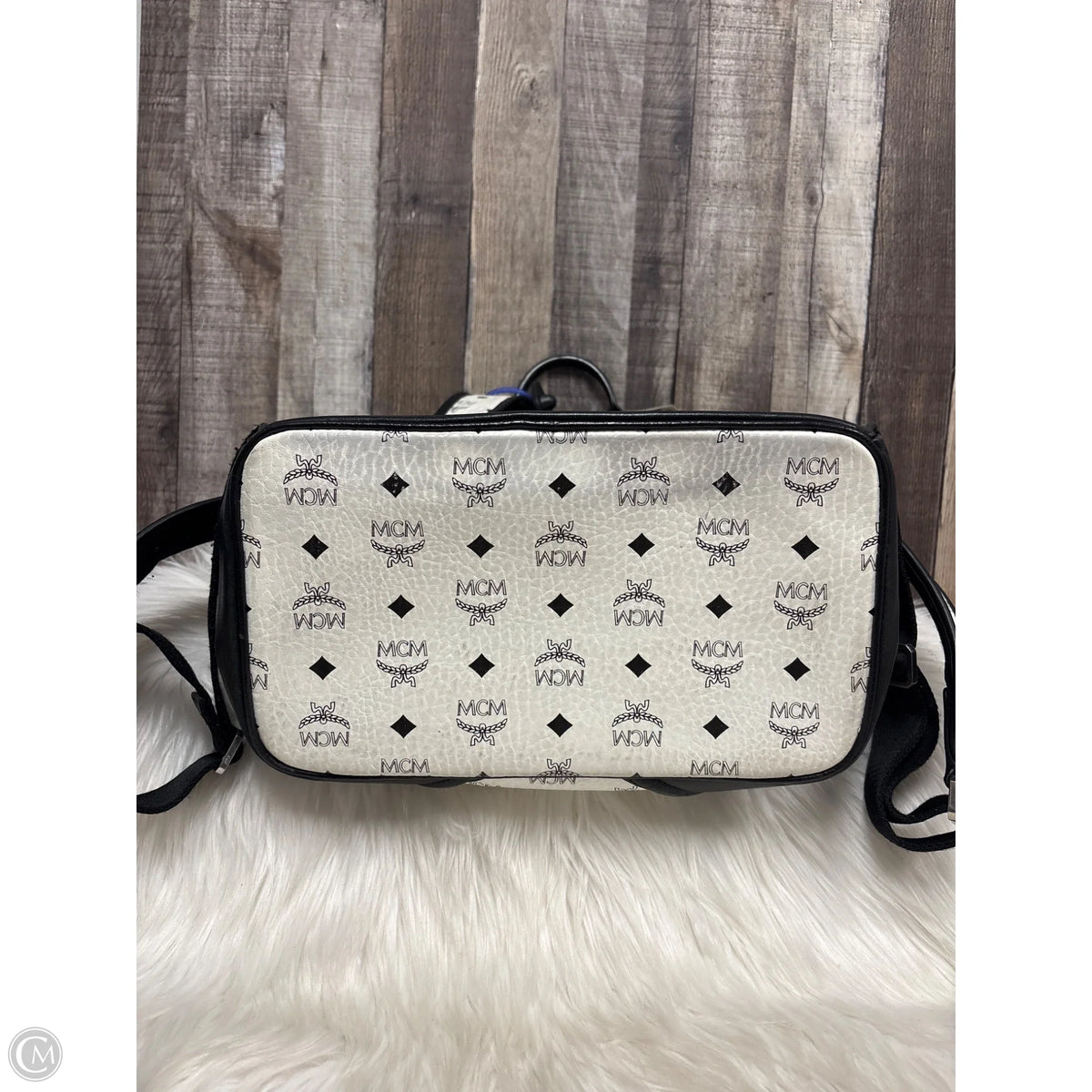 Backpack Luxury Designer By Mcm, Size: Large