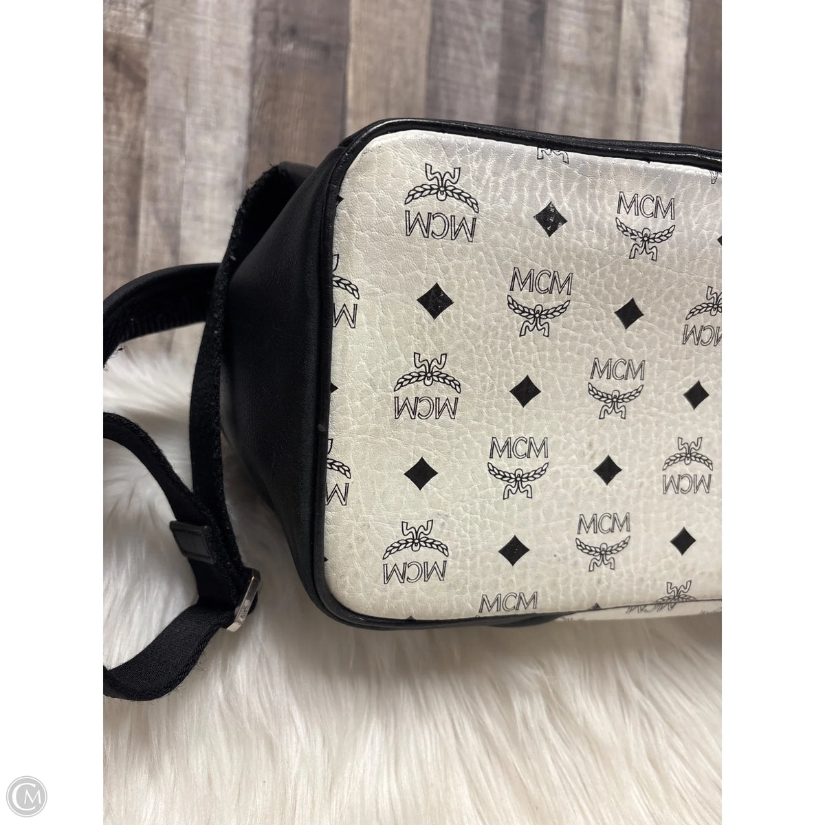 Backpack Luxury Designer By Mcm, Size: Large