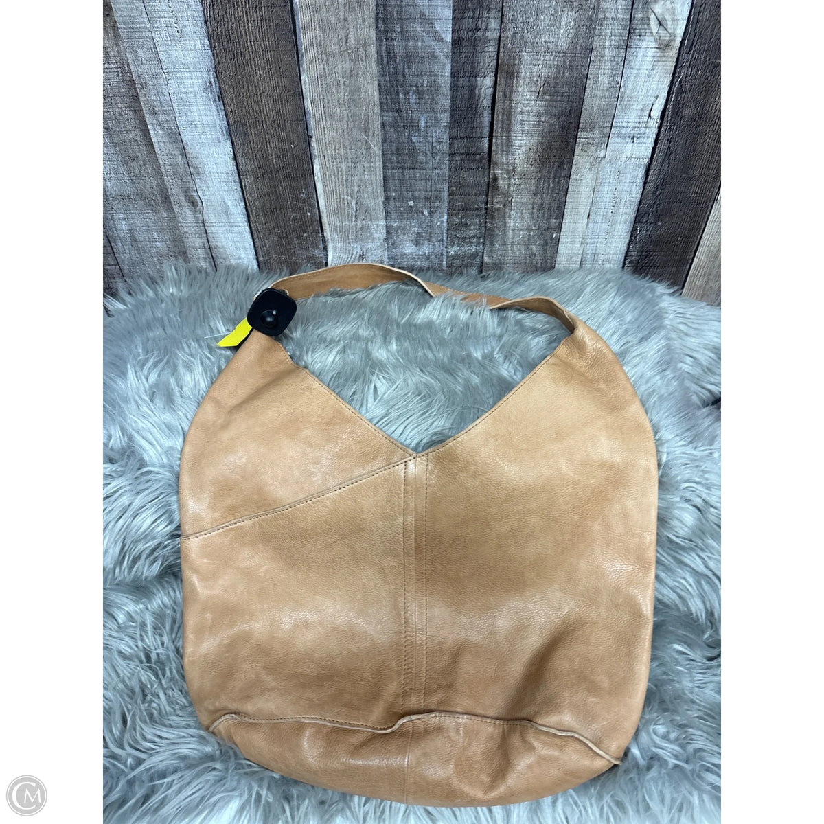 Handbag Leather By Cmf, Size: Large