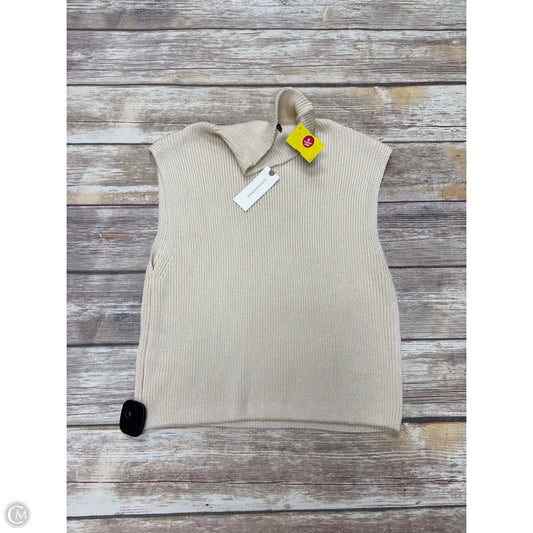 Top Sleeveless By Anthropologie In Ivory, Size: M