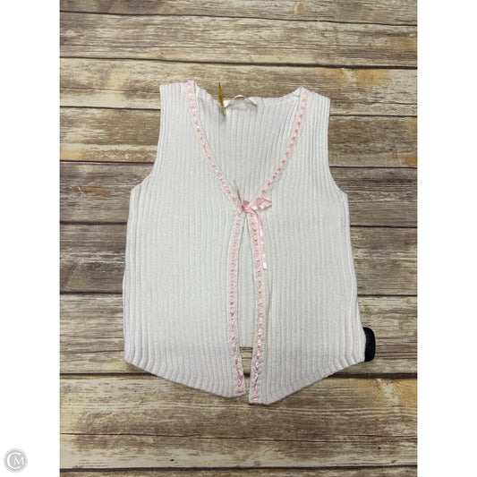 Top Sleeveless By Altard State In Pink & White, Size: L