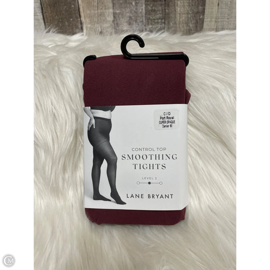 Tights By Lane Bryant In Maroon, Size: 1x