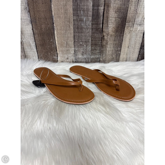 Sandals Flats By J. Crew In Brown, Size: 10