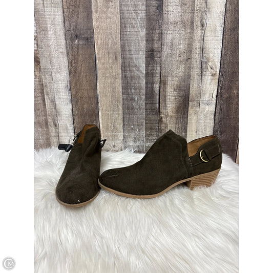 Boots Ankle Flats By Dr Scholls In Green, Size: 10