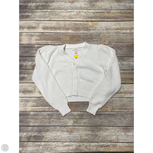 Sweater Cardigan By Jessica Simpson In White, Size: Xl