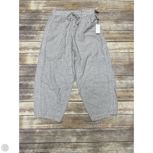 Pants Cargo & Utility By Maison Damelie In Striped Pattern, Size: L