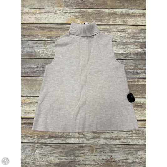 Top Sleeveless By Zara In Beige, Size: M