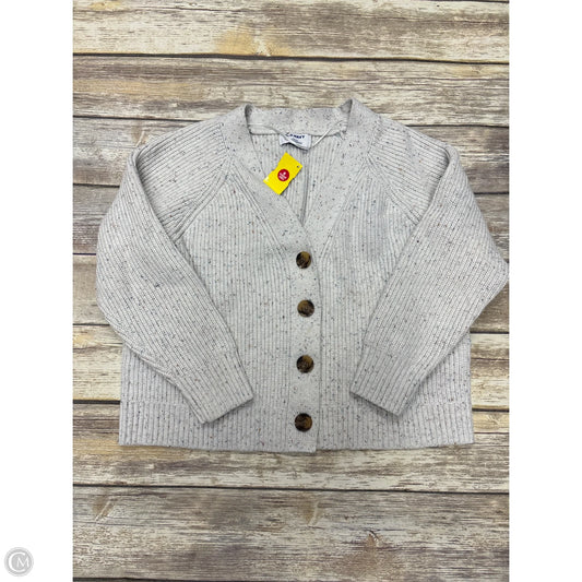 Sweater Cardigan By Old Navy In Grey, Size: Lp