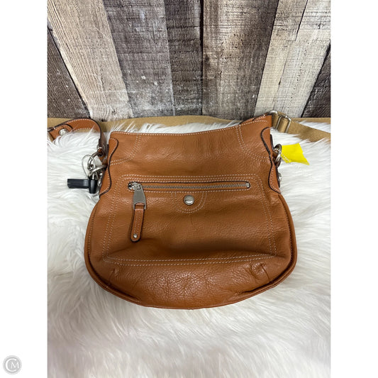 Crossbody Leather By B. Makowsky, Size: Medium