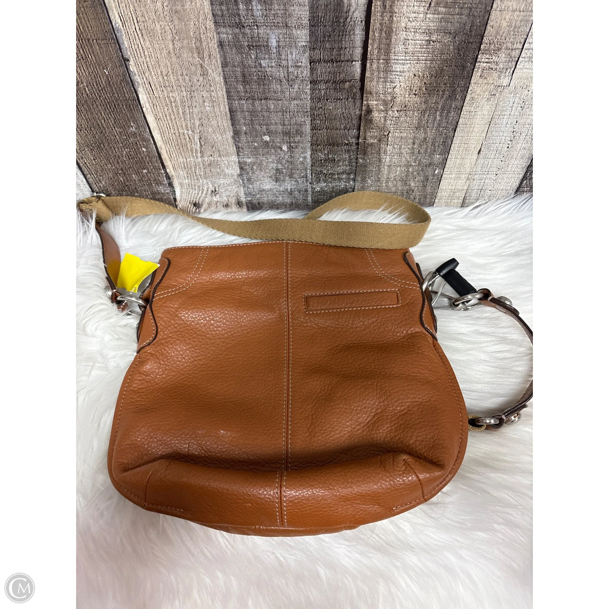 Crossbody Leather By B. Makowsky, Size: Medium