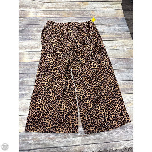 Pants Wide Leg By Torrid In Animal Print, Size: 18