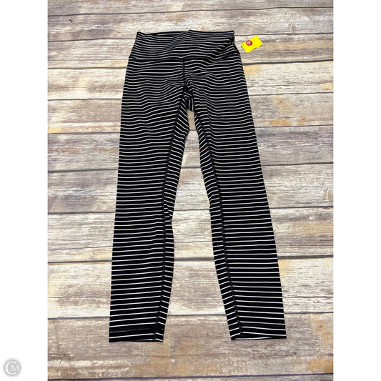 Athletic Leggings By Lululemon In Striped Pattern, Size: 6