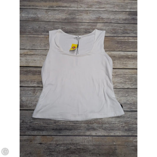 Top Sleeveless Basic By Zeagoo In White, Size: L