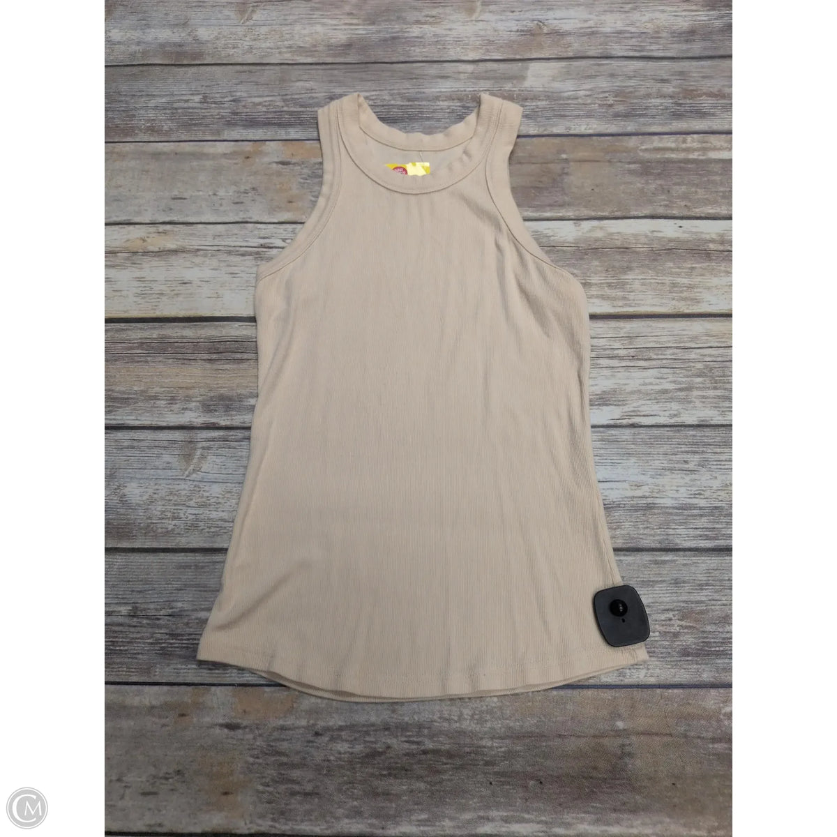Top Sleeveless Basic By Cmf In Yellow, Size: M