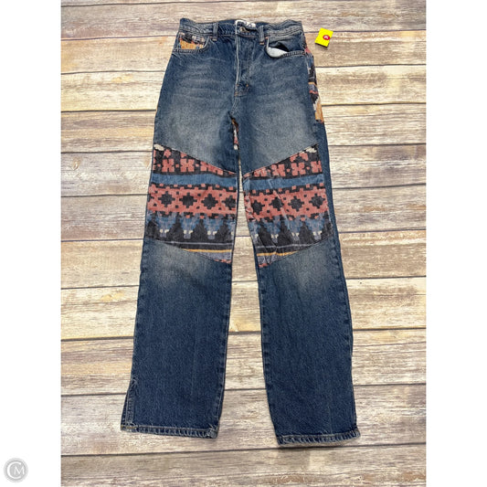 Jeans Straight By We The Free In Blue Denim, Size: 0
