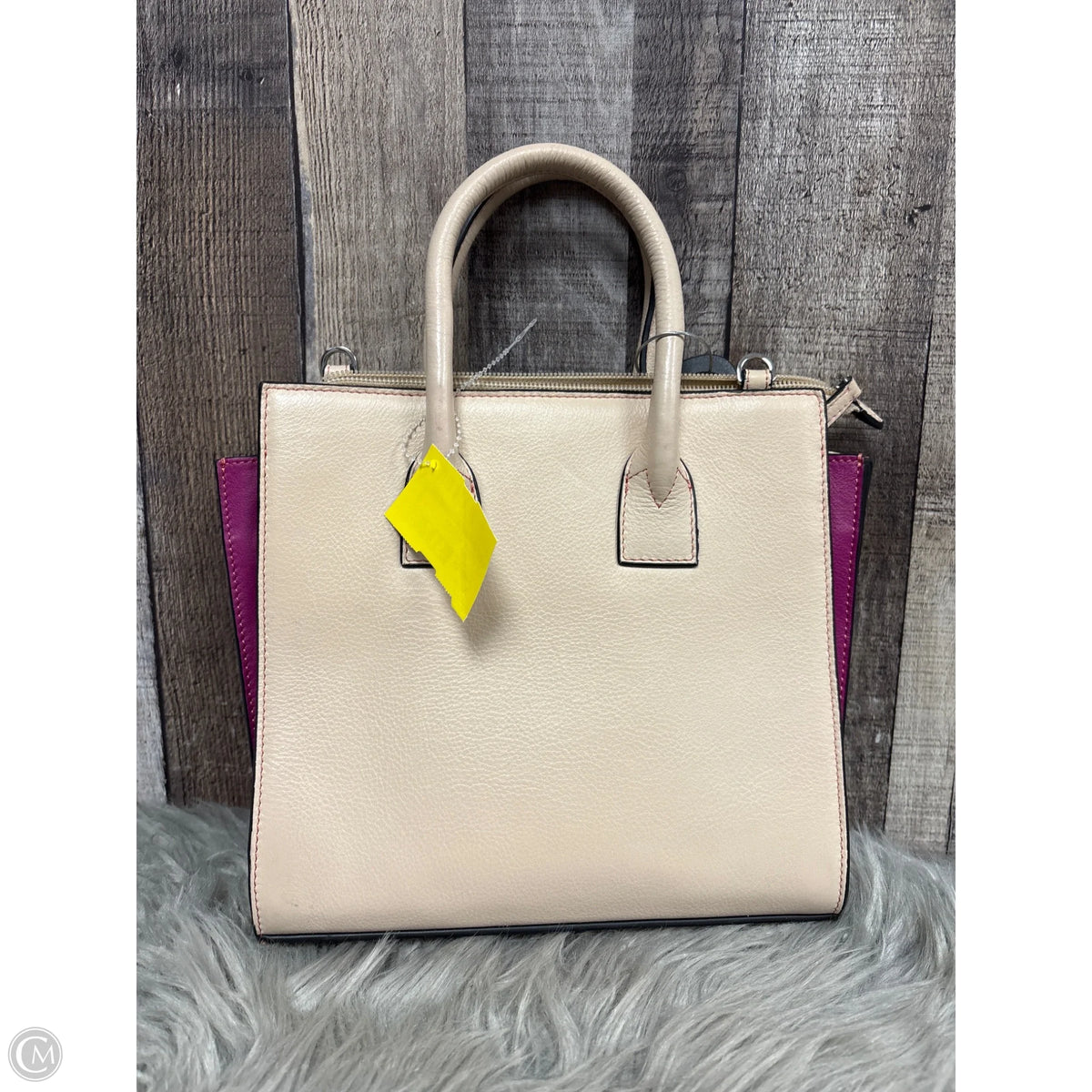 Crossbody Leather By Cme, Size: Medium