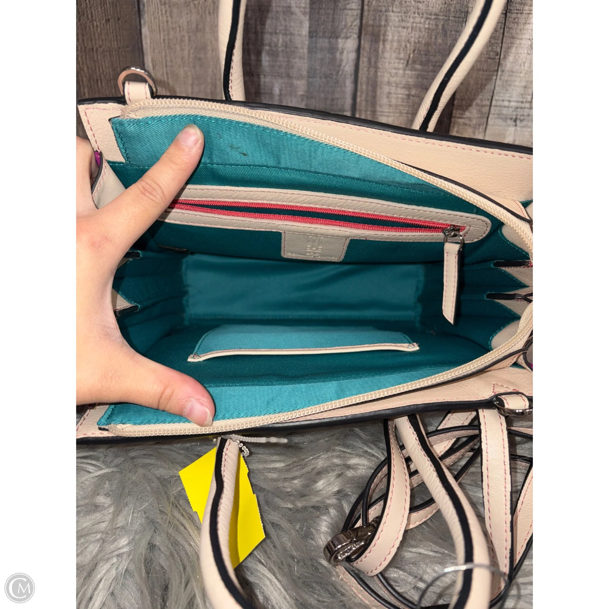 Crossbody Leather By Cme, Size: Medium