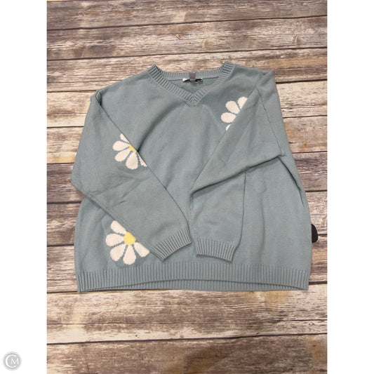 Sweater By Peace Love World In Green, Size: L