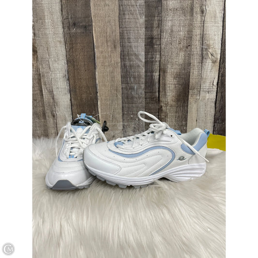 Shoes Athletic By Easy Spirit In Blue & White, Size: 7.5