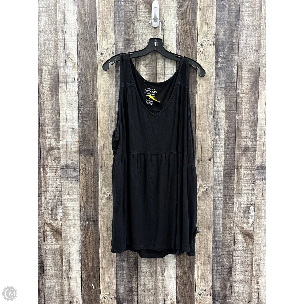 Tunic Sleeveless By Torrid In Black, Size: 4x