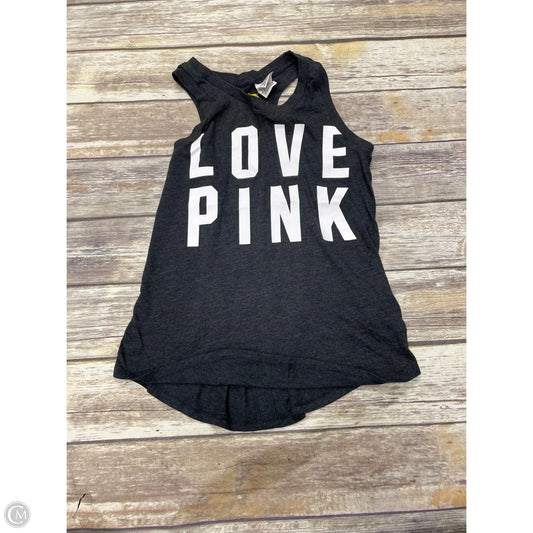 Tank Top By Pink In Grey, Size: Xs