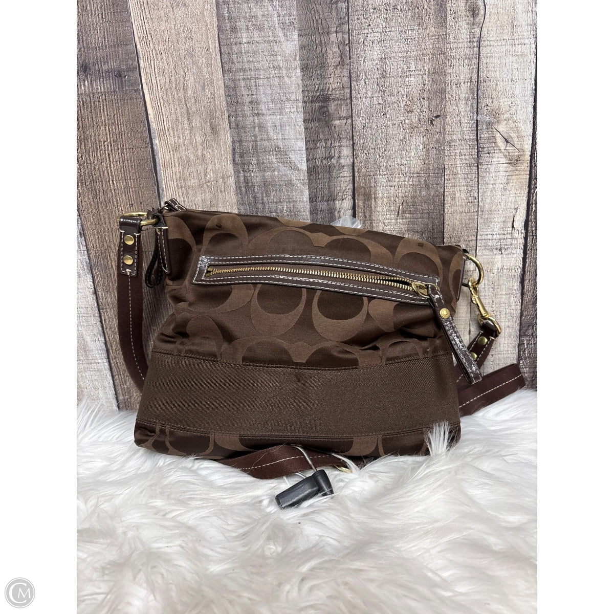 Crossbody Designer By Coach, Size: Medium