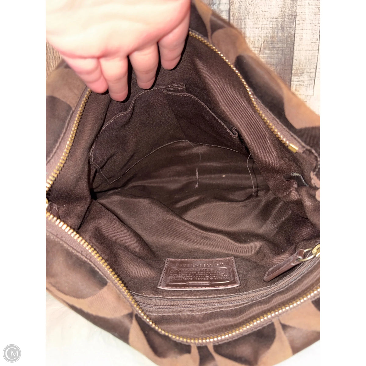 Crossbody Designer By Coach, Size: Medium