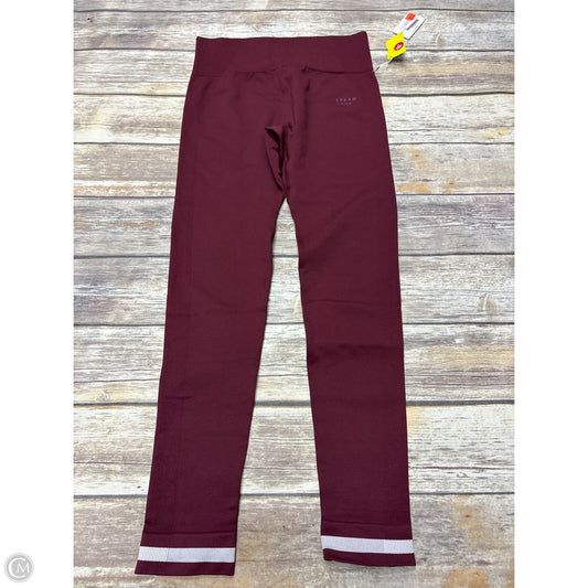 Athletic Leggings By Clothes Mentor In Maroon, Size: M