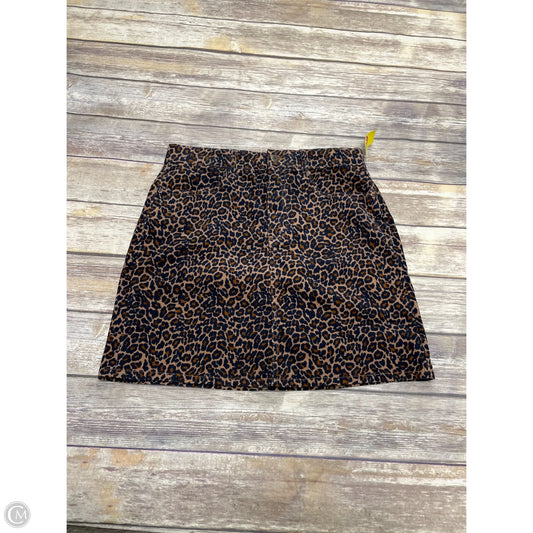 Skirt Mini & Short By St Johns Bay In Animal Print, Size: 14