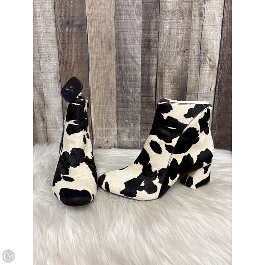Boots Ankle Heels By Inc In Animal Print, Size: 6