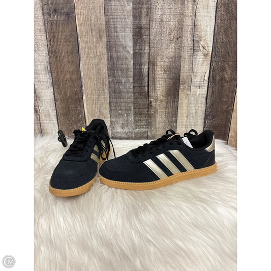 Shoes Athletic By Adidas In Black & Grey, Size: 6