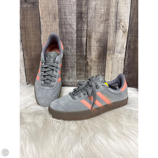 Shoes Athletic By Adidas In Grey & Pink, Size: 6.5