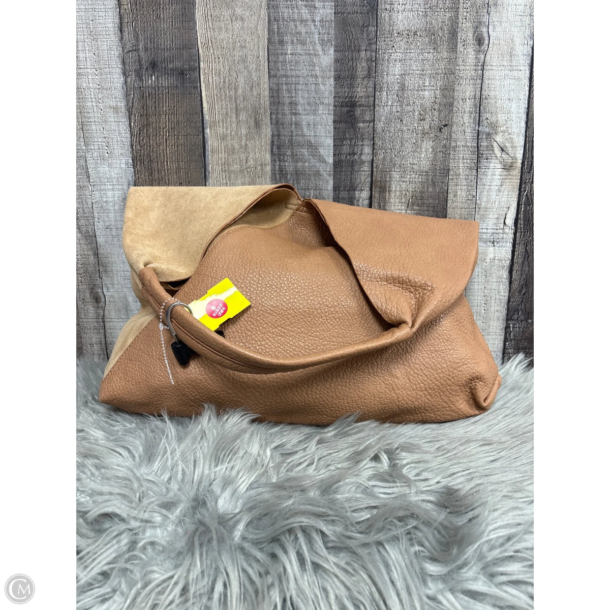 Handbag Leather By Shiraleah, Size: Large