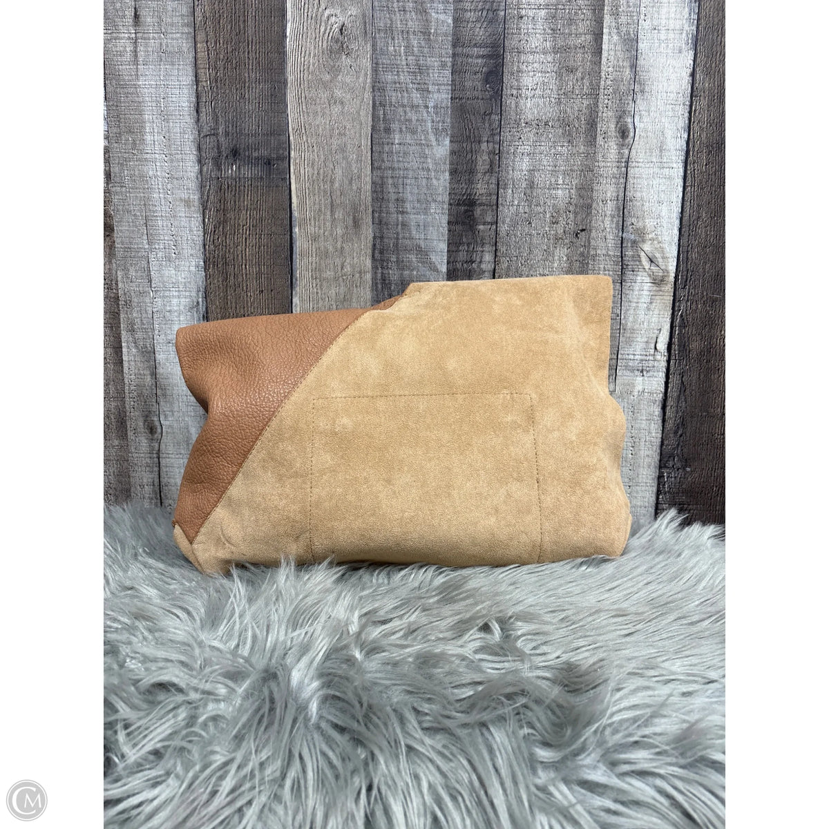 Handbag Leather By Shiraleah, Size: Large